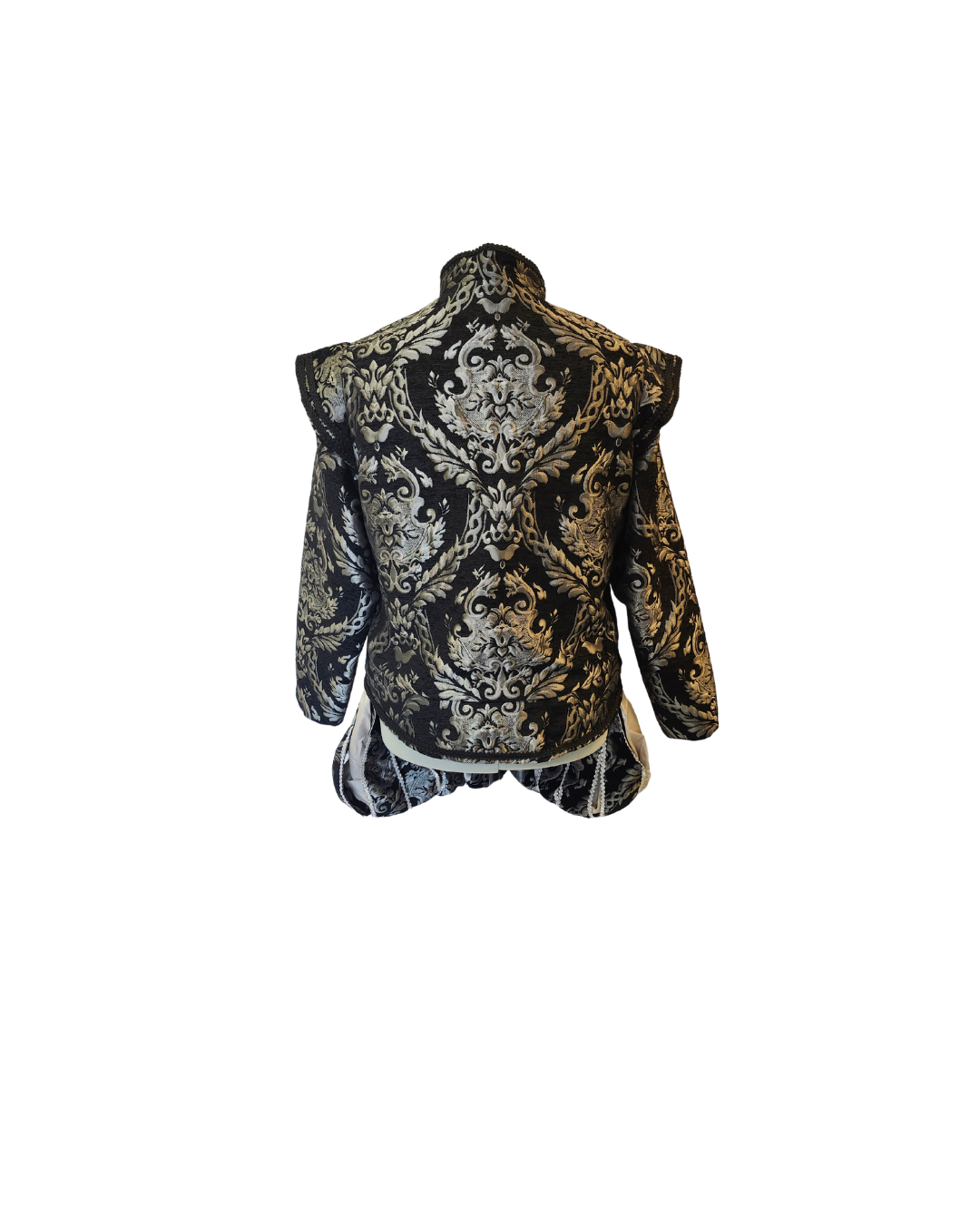 Silver Brocade Doublet Set Silver Brocade Doublet Set