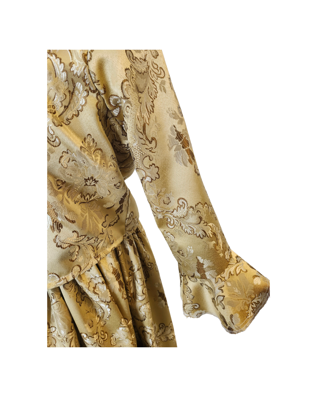 2pc Gold Brocade Dress Set 2pc Gold Brocade Dress Set