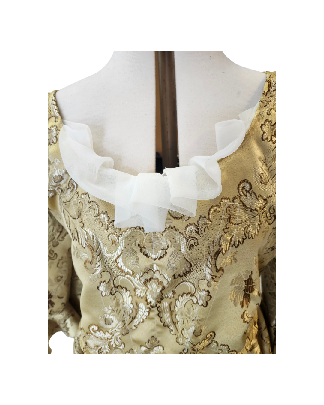 2pc Gold Brocade Dress Set 2pc Gold Brocade Dress Set