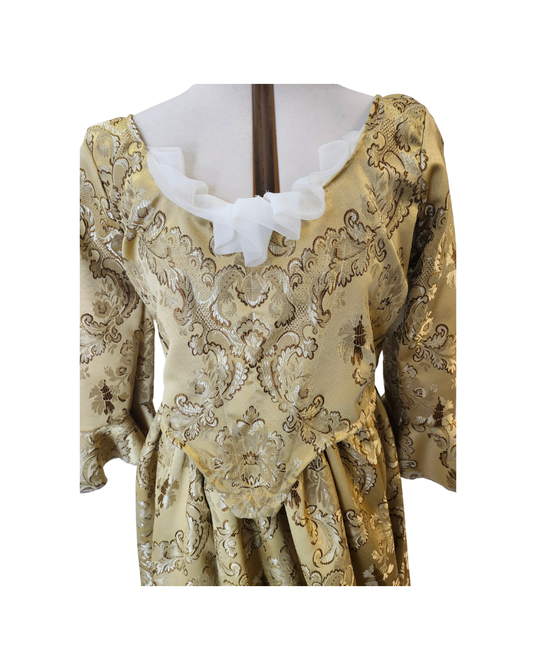 2pc Gold Brocade Dress Set 2pc Gold Brocade Dress Set