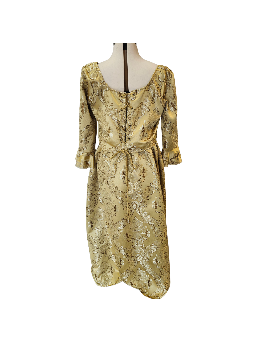 2pc Gold Brocade Dress Set 2pc Gold Brocade Dress Set