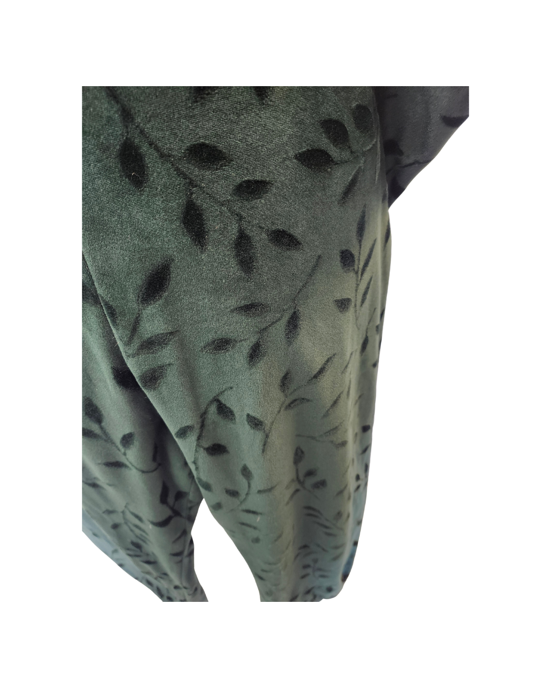 Green Velvet Burnout Doublet Set Green Velvet Burnout Doublet Set