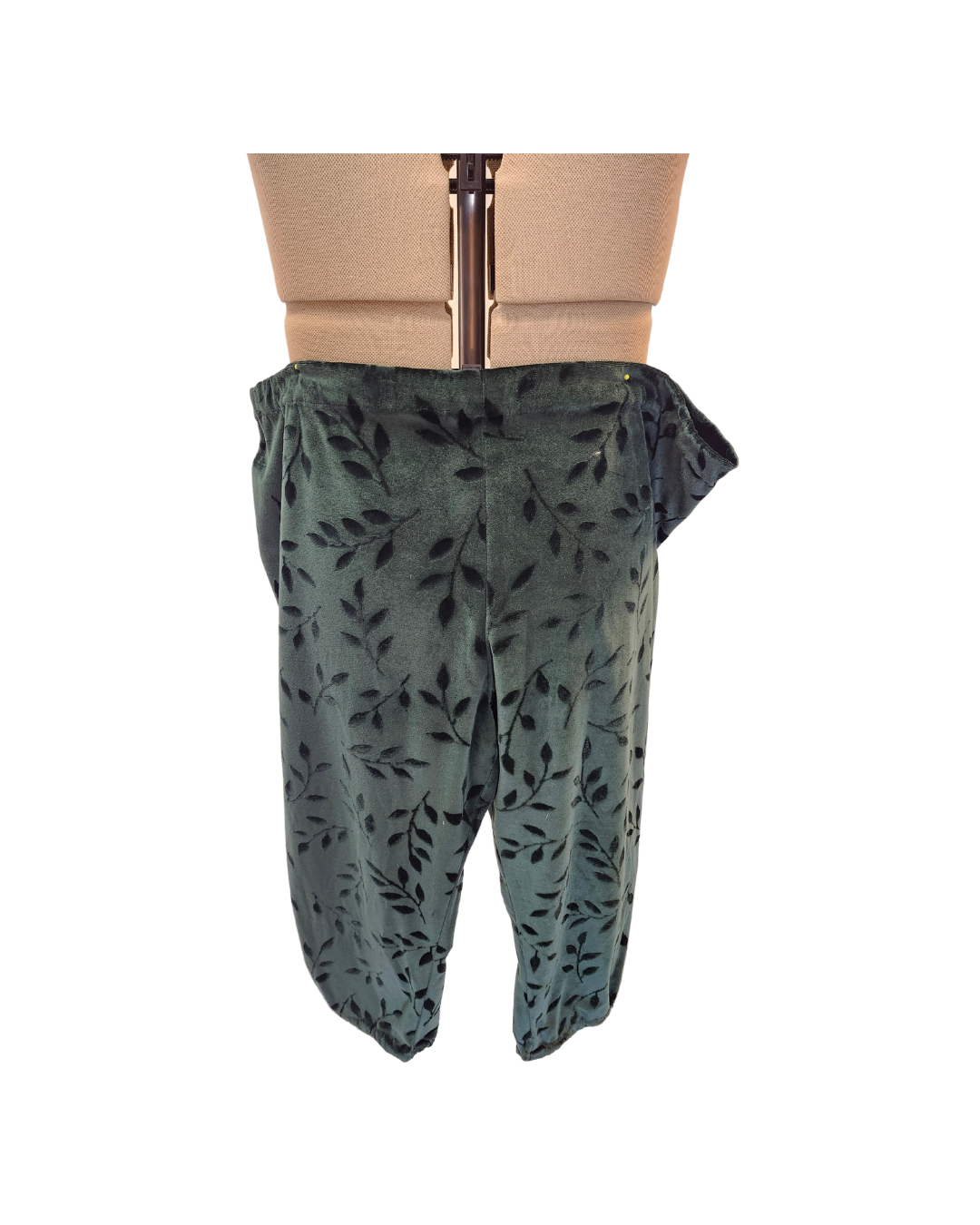 Green Velvet Burnout Doublet Set Green Velvet Burnout Doublet Set