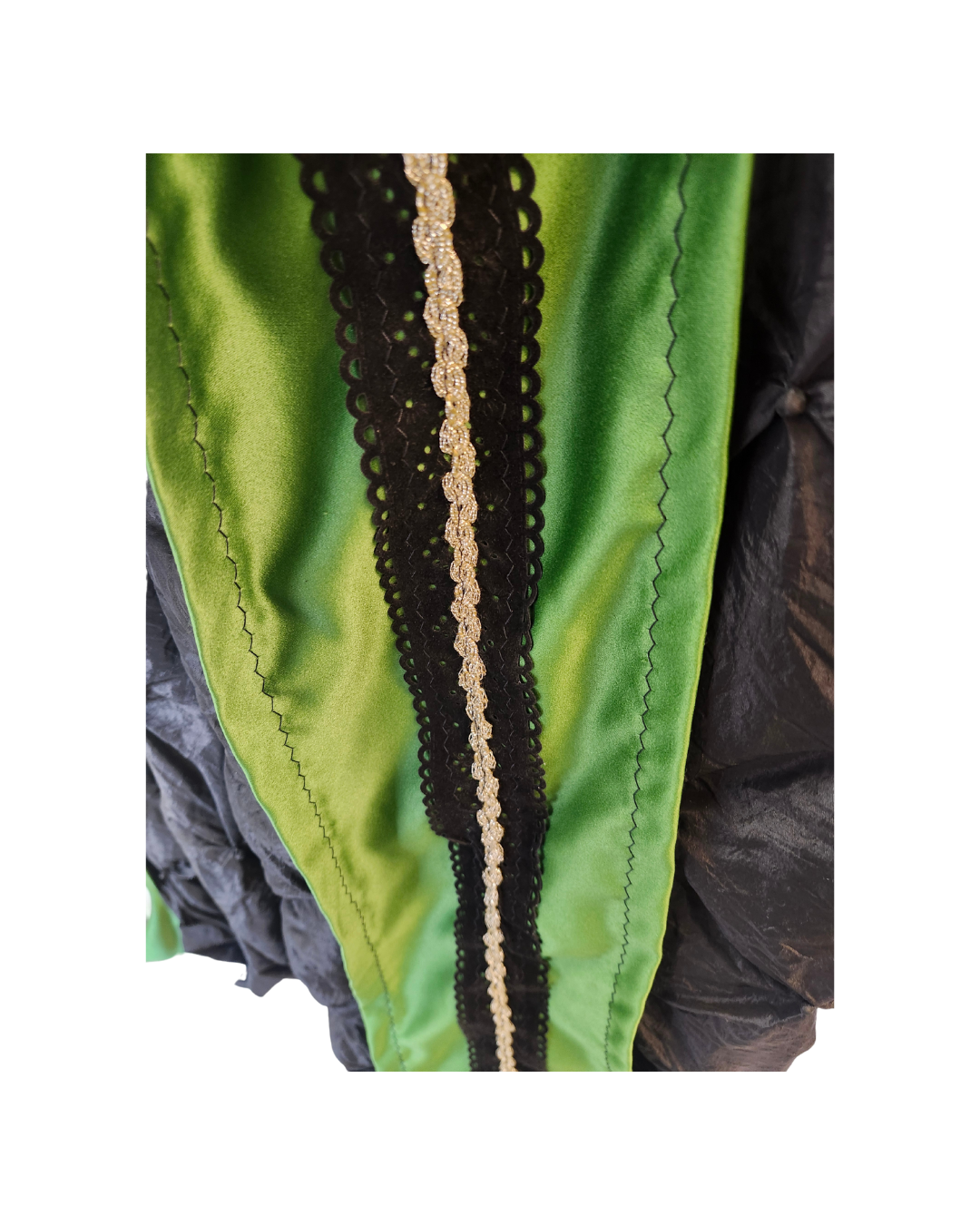 Black, Gold, and Green Doublet Set Black, Gold, and Green Doublet Set