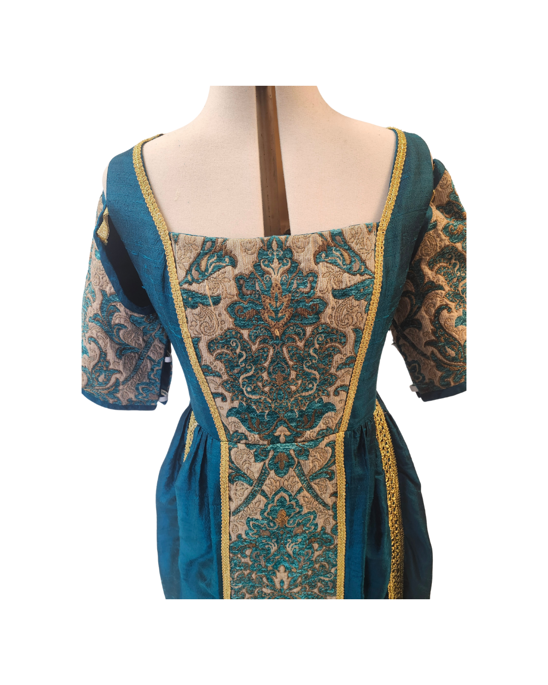 Teal Medieval Dress
