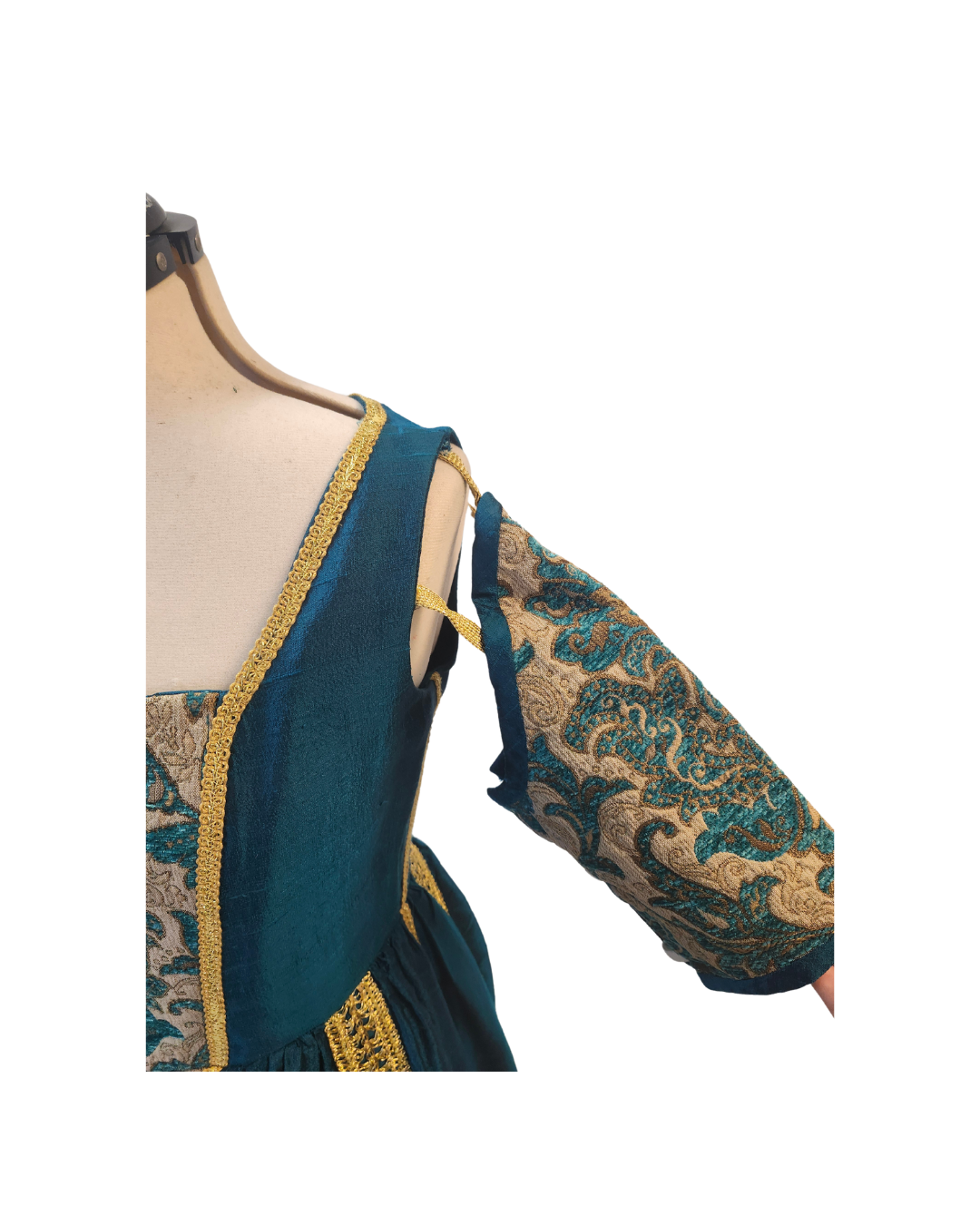 Teal Medieval Dress