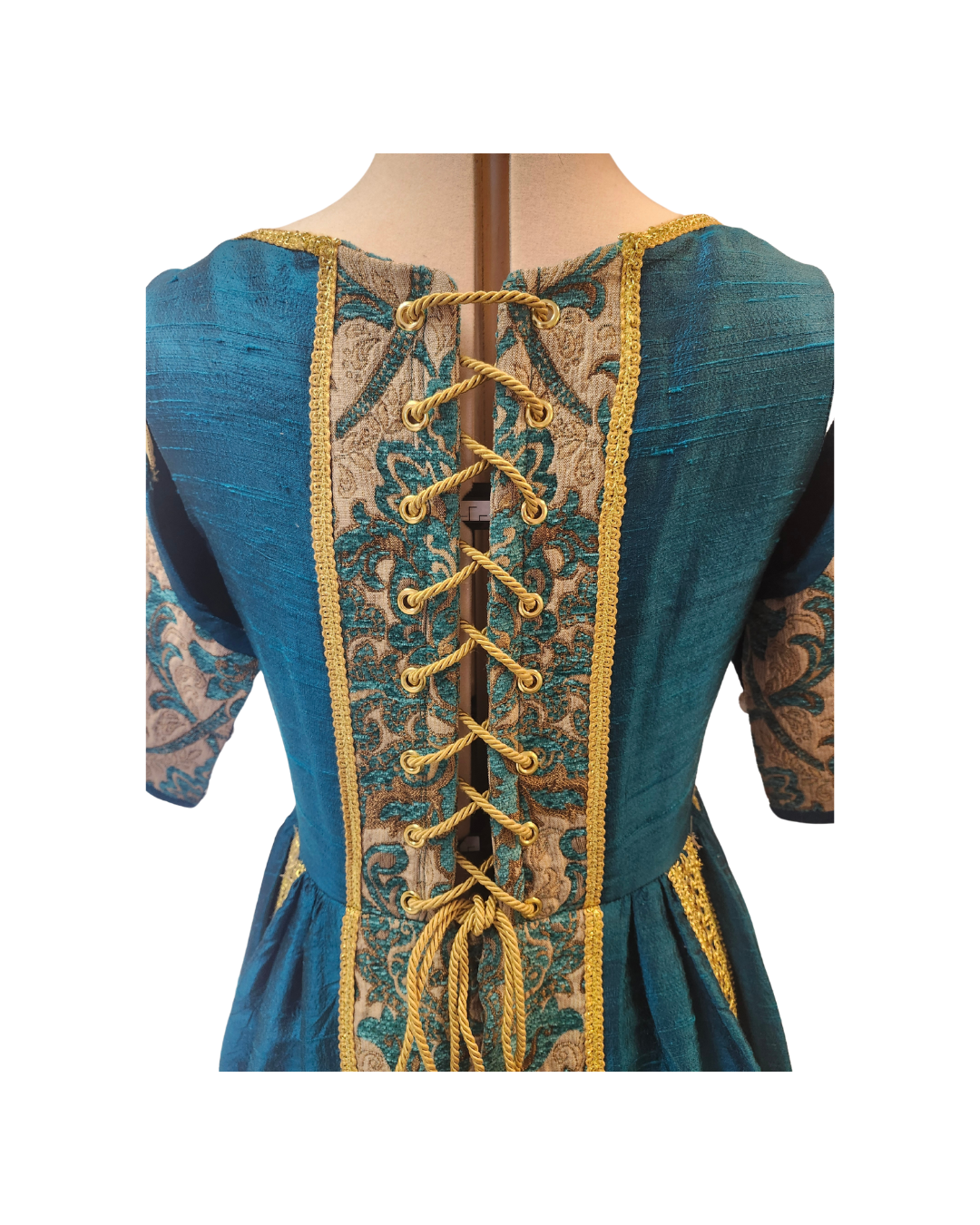 Teal Medieval Dress
