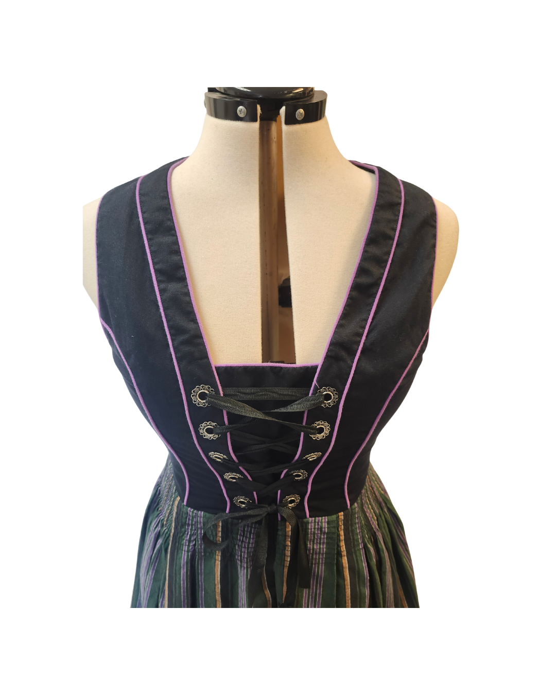 Black and Green Dirndl
