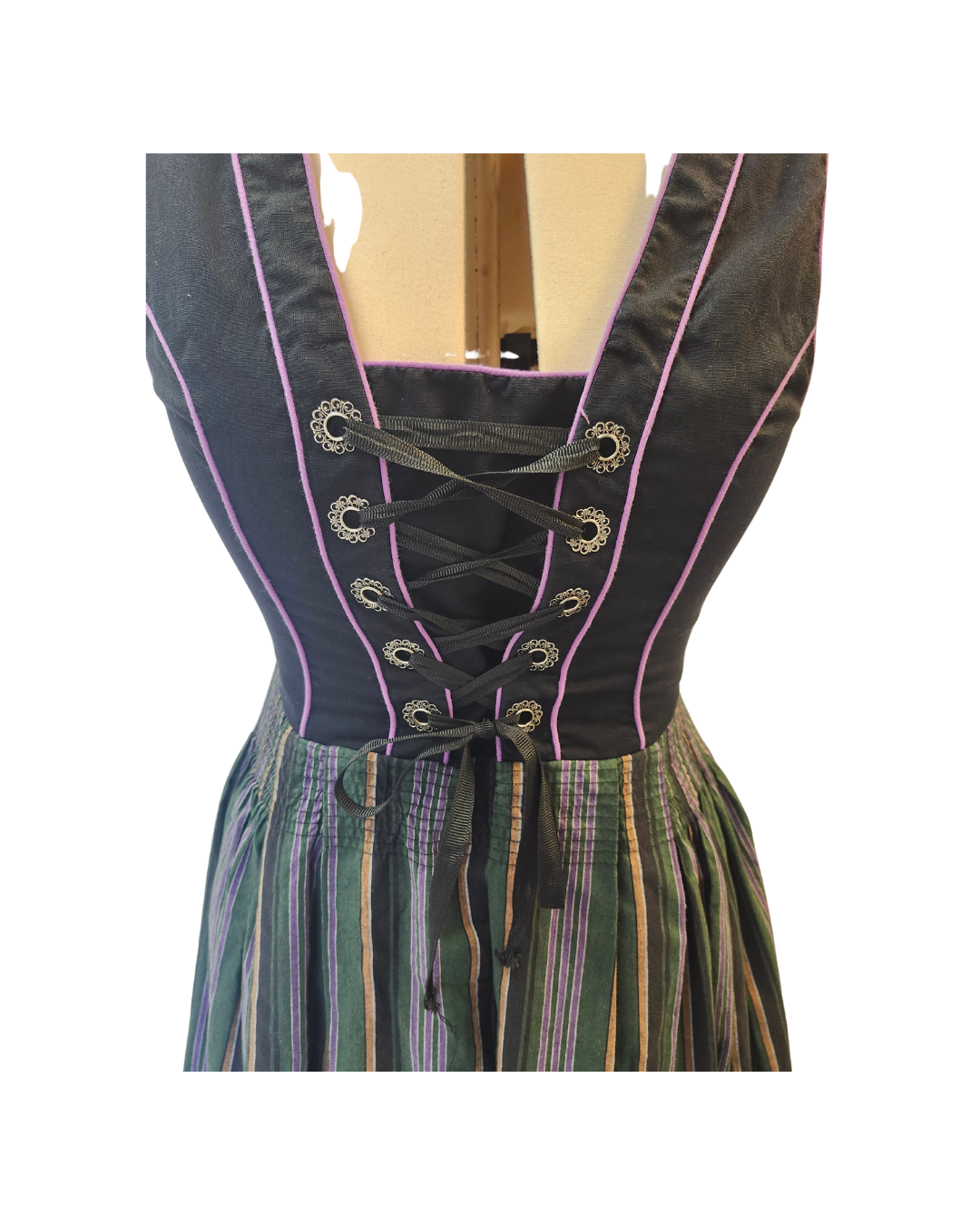 Black and Green Dirndl