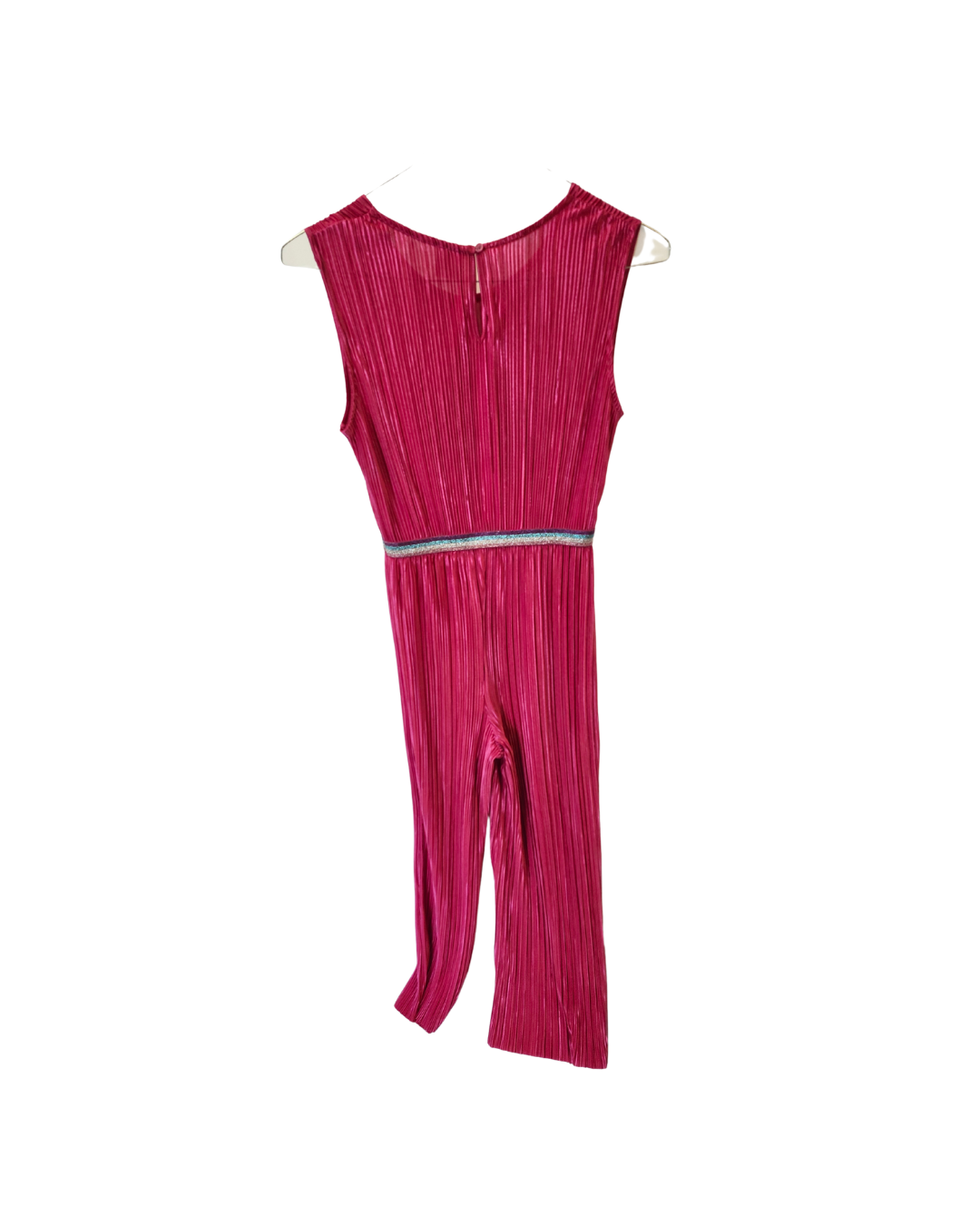Pink Pleated Jumpsuit