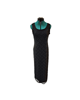 Black Diamond Slip Dress