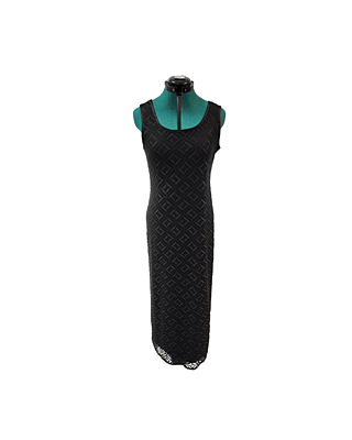 Black Diamond Slip Dress