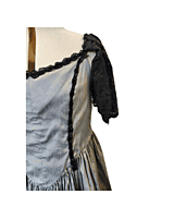 Silver Romantic-Era Ballgown Silver Romantic-Era Ballgown