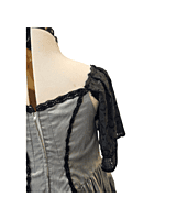 Silver Romantic-Era Ballgown Silver Romantic-Era Ballgown