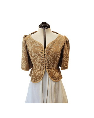 18th Century Golden Brocade Bodice