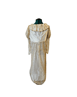 Gold and White Regency Gown