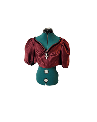 Burgundy Regency Bodice
