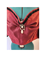 Burgundy Regency Bodice