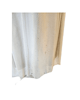 White Distressed Regency Gown