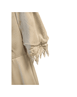 White Distressed Regency Gown