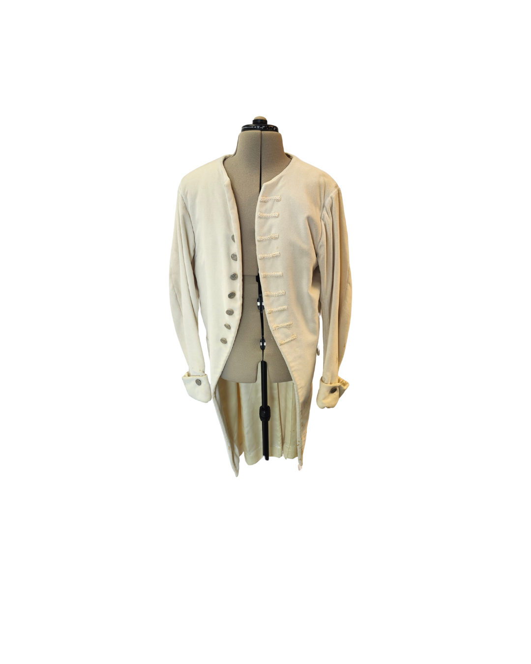 Cream Velvet Regency Coat XL