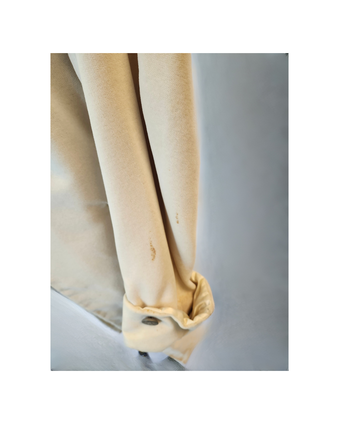 Cream Velvet Regency Coat XL