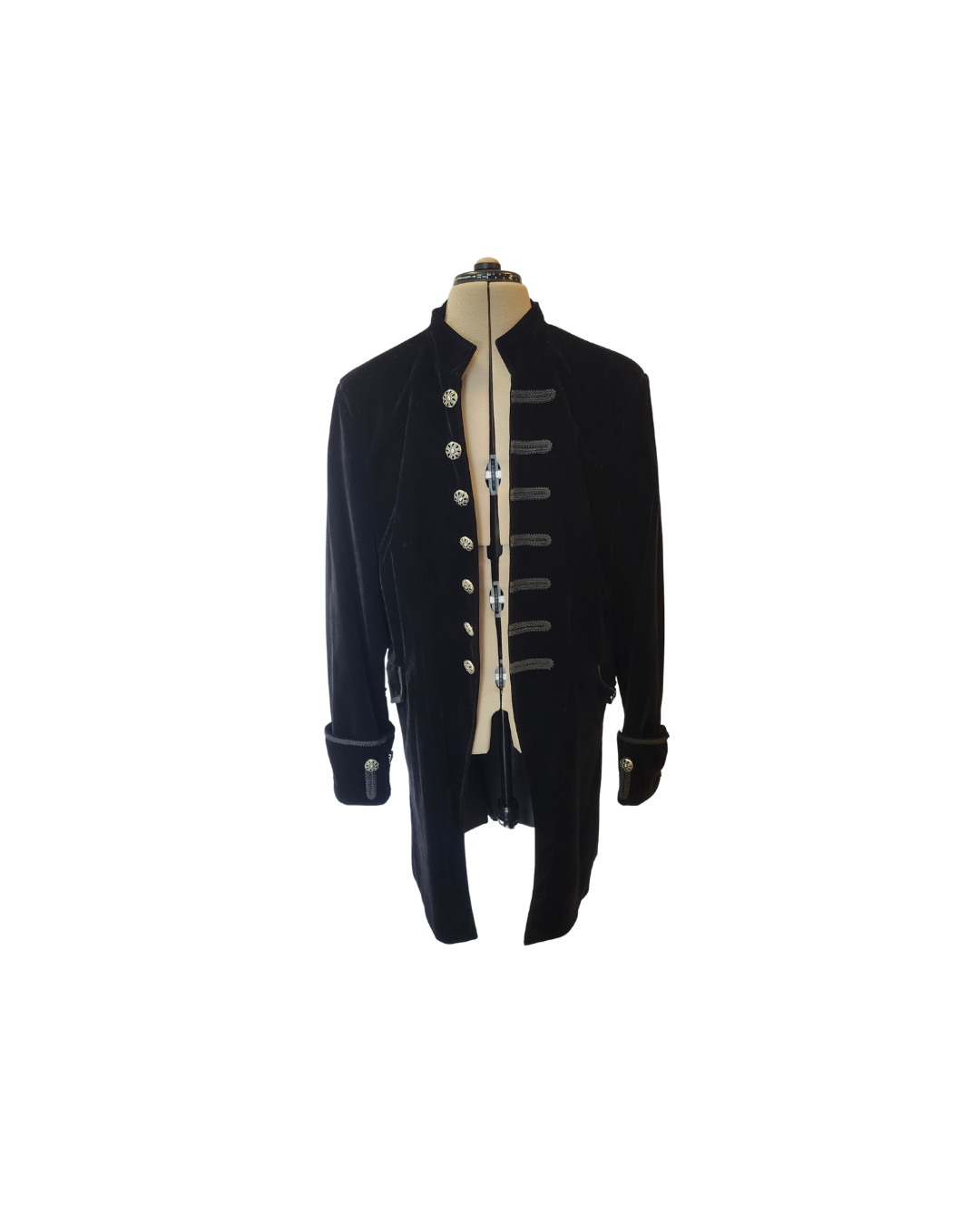 Black Velvet Frock Coat