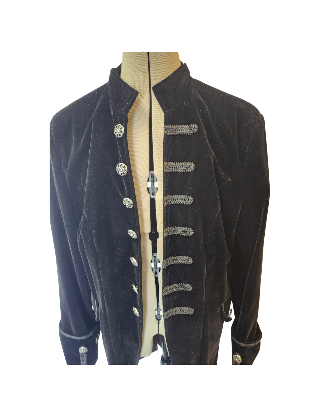 Black Velvet Frock Coat