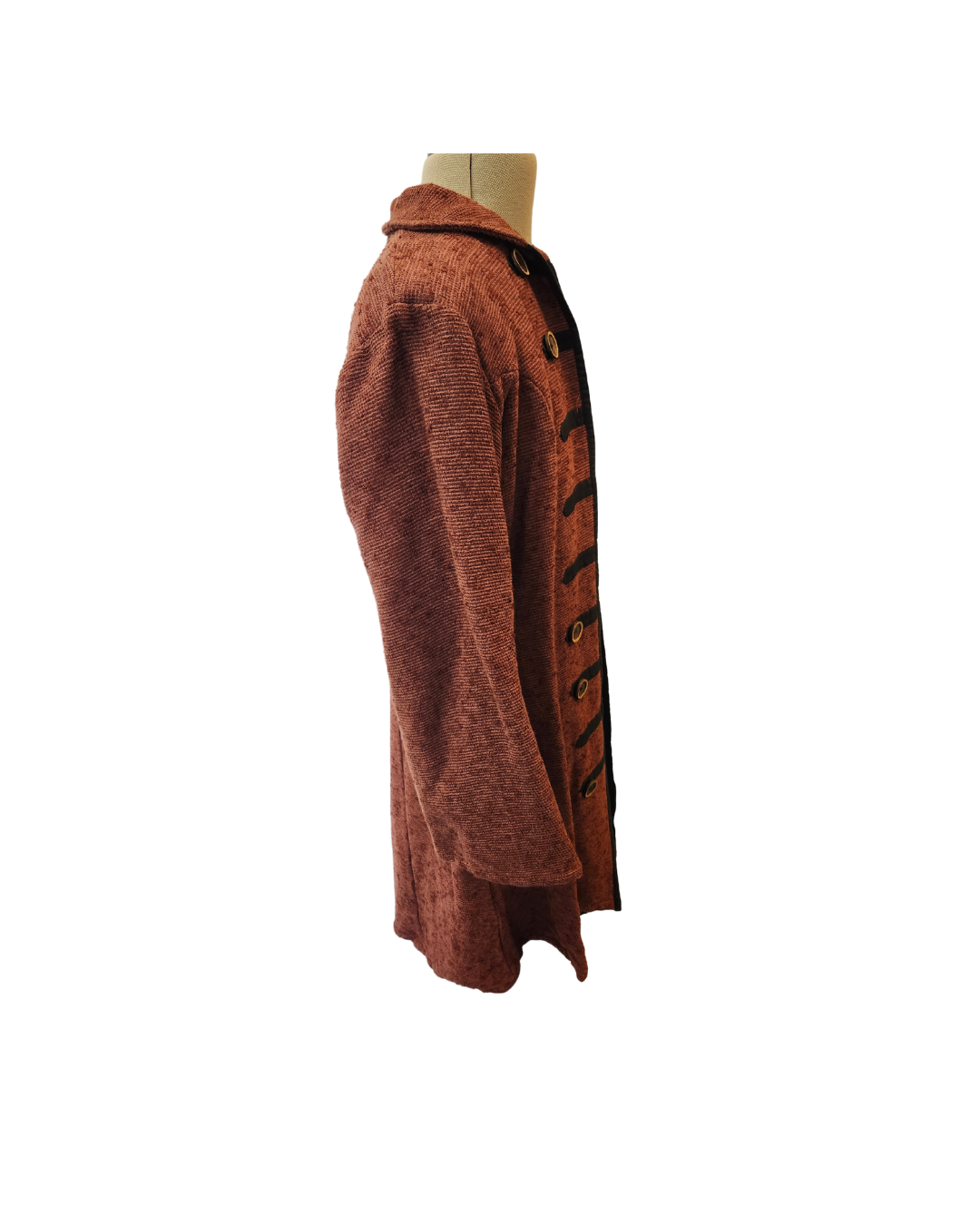 Orange Woven Pirate Jacket