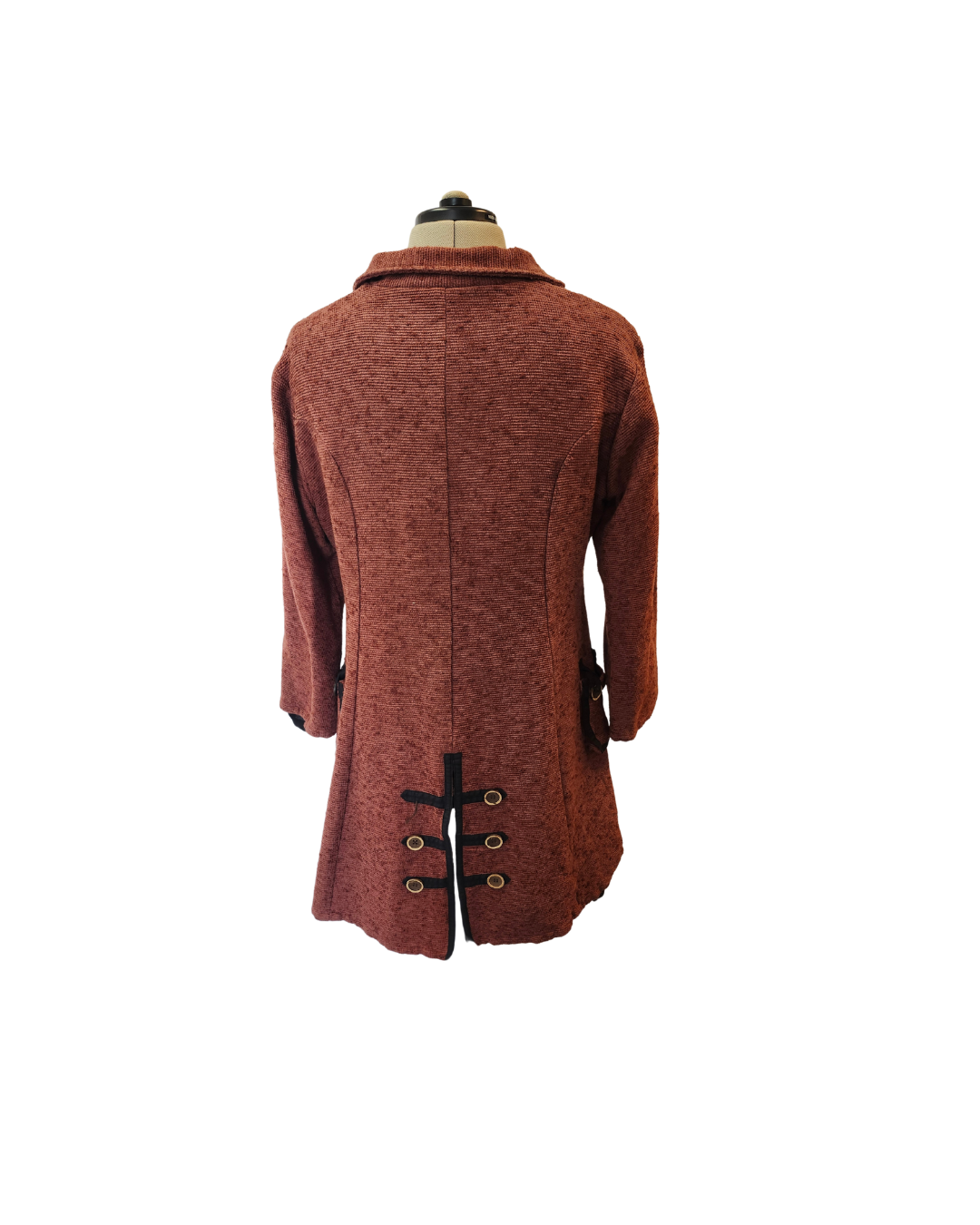 Orange Woven Pirate Jacket