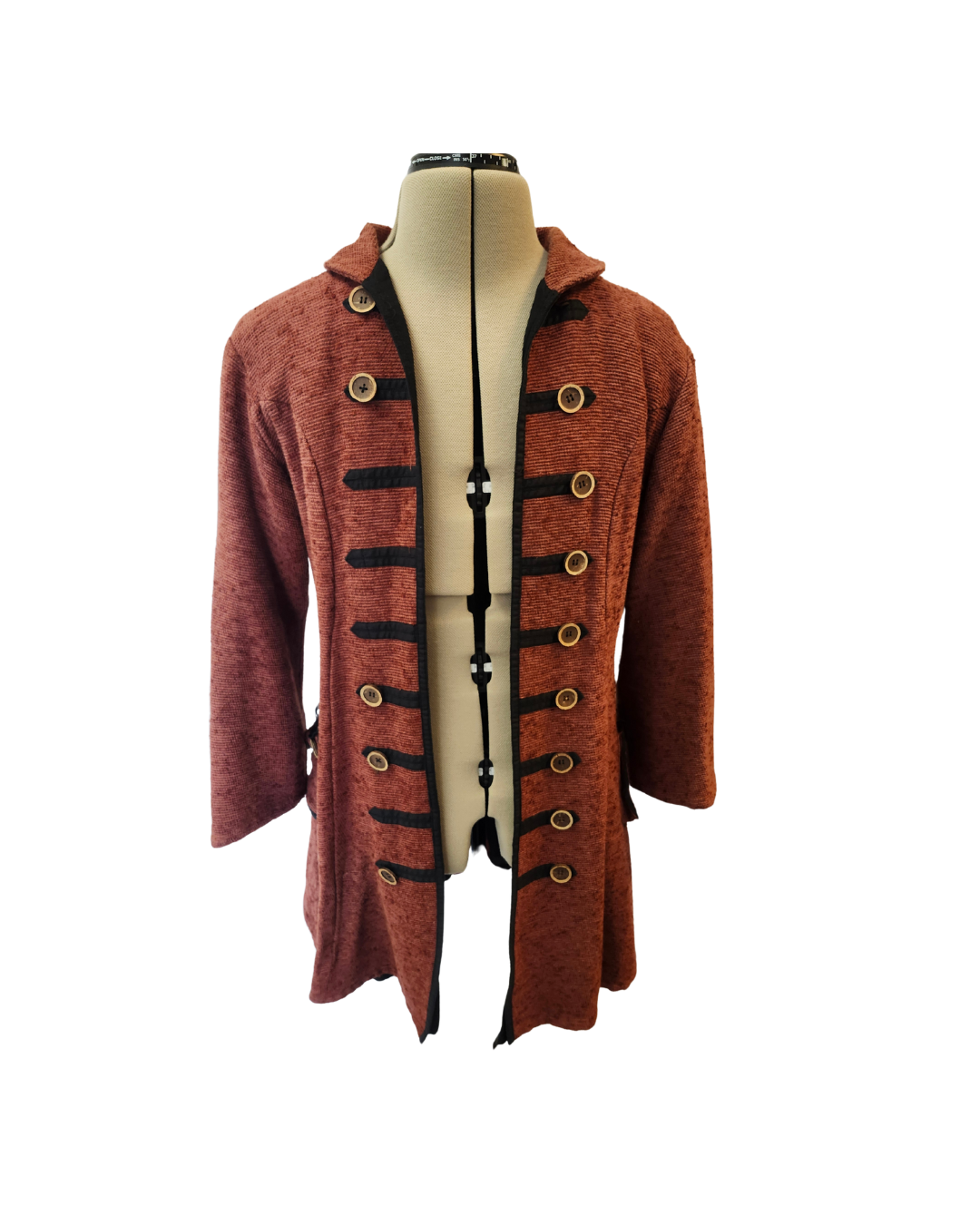 Orange Woven Pirate Jacket