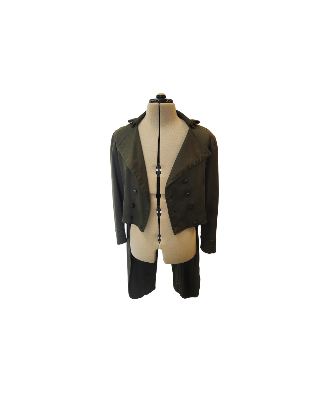 Olve Green Double Breasted Tailcoat