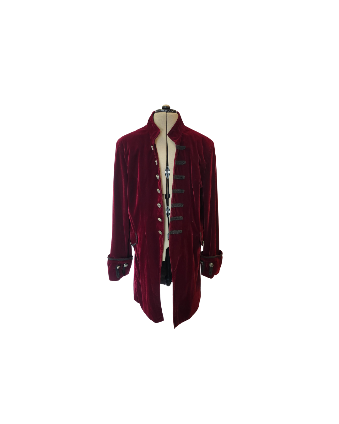 Red Velvet Frock Coat