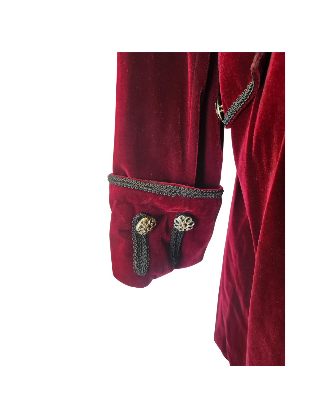 Red Velvet Frock Coat