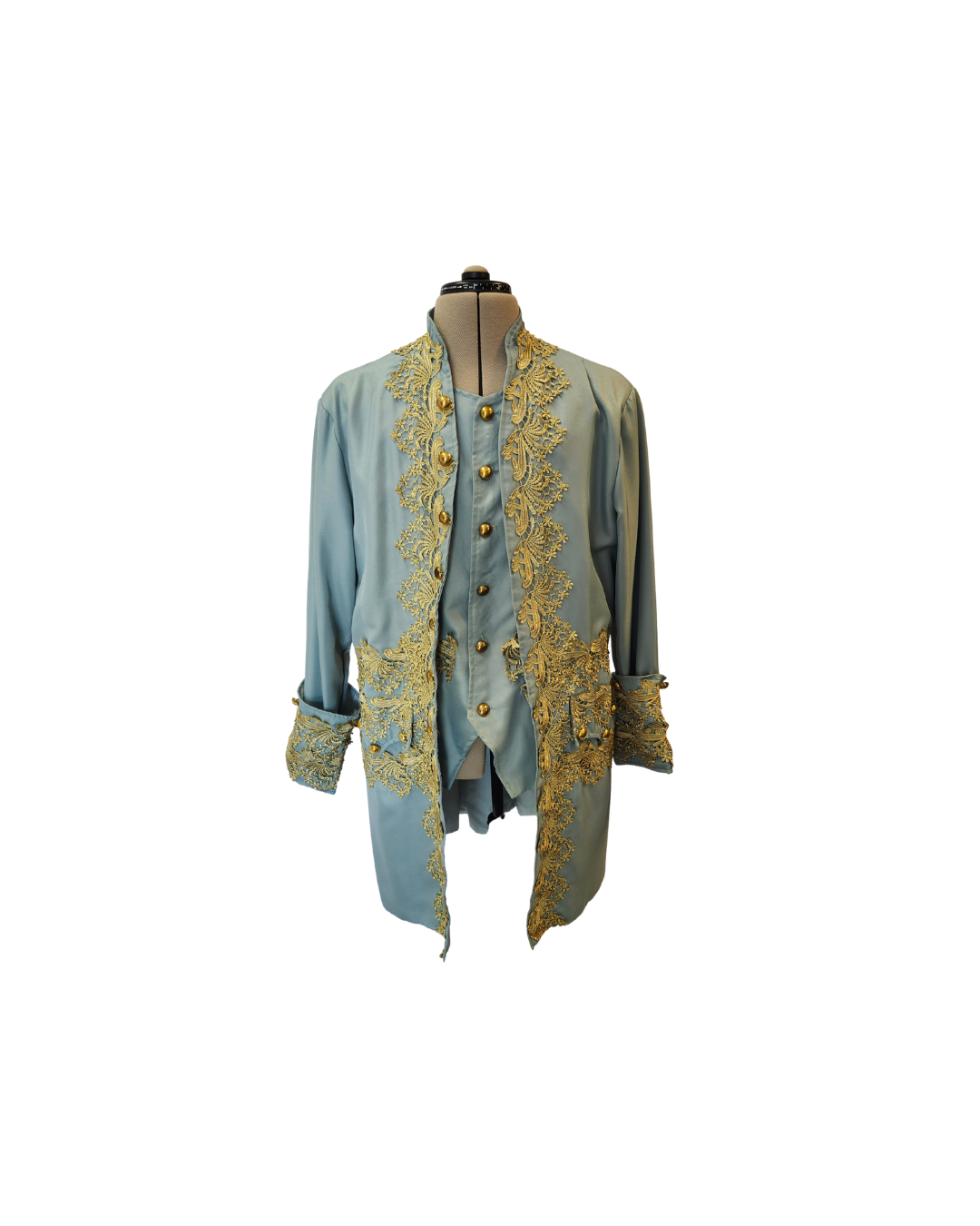 Seafoam Frock Coat and Vest