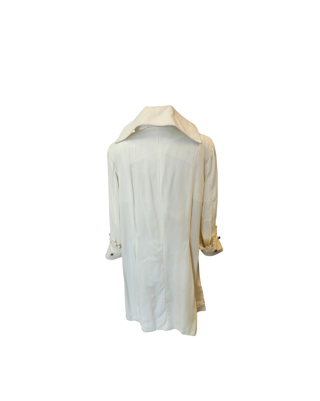 Frilly White Frock Coat