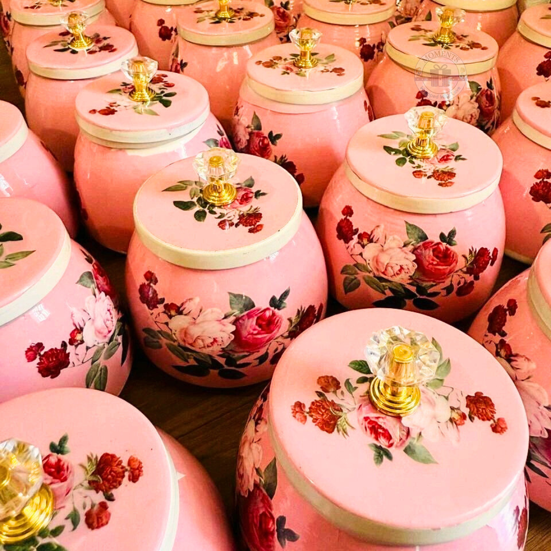 Garden Rose Jar