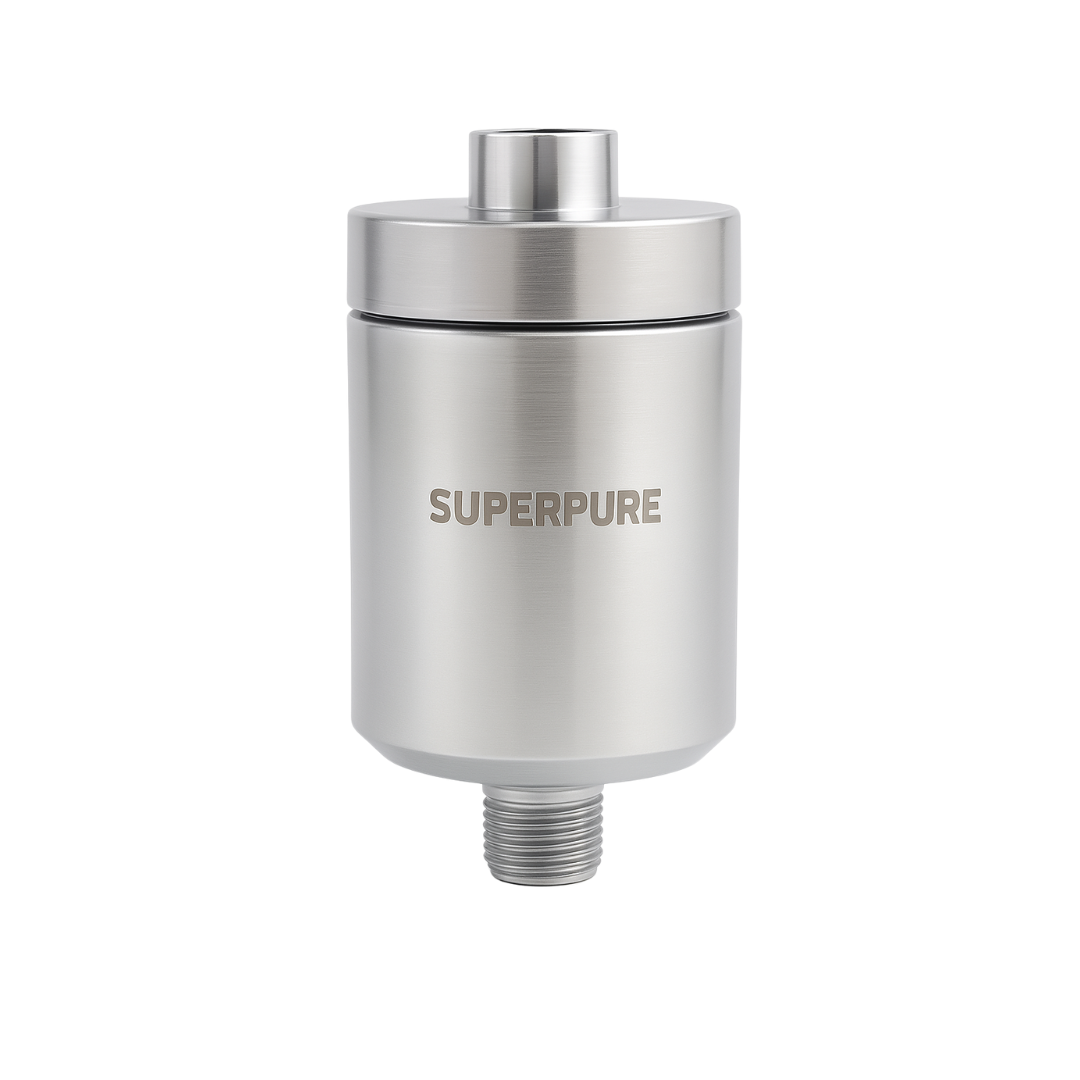 SUPERPURE Satin Chrome Shower Filter SUPERPURE Satin Chrome Shower Filter