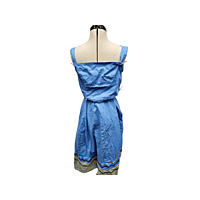 Blue Corseted Top and Skirt Blue Corseted Top and Skirt
