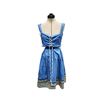 Blue Corseted Top and Skirt Blue Corseted Top and Skirt