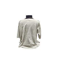 Cream Cotton Shirt w/Shortened Sleeves Cream Cotton Shirt w/Shortened Sleeves