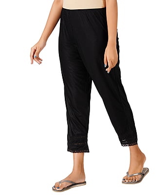 Wemyc Women's Nylon Ankle Length Pants / Capris / Pant slip