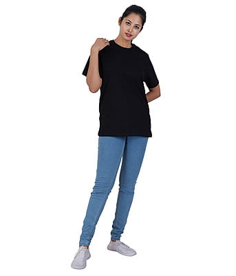 Oversized Fit T Shirt - Black Oversized Fit T Shirt - Black