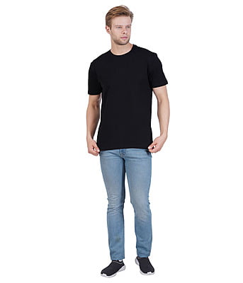 Men Oversized Fit T Shirt - Black