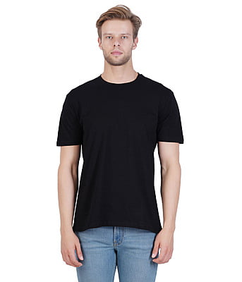 Men Oversized Fit T Shirt - Black