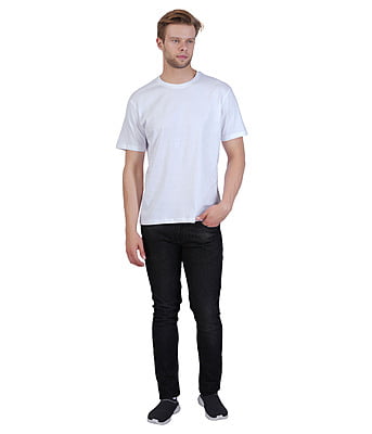 Men Oversized Fit T Shirt - White