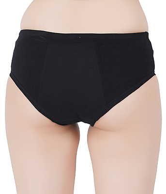 HIPSTER PERIOD PANTY - BLACK