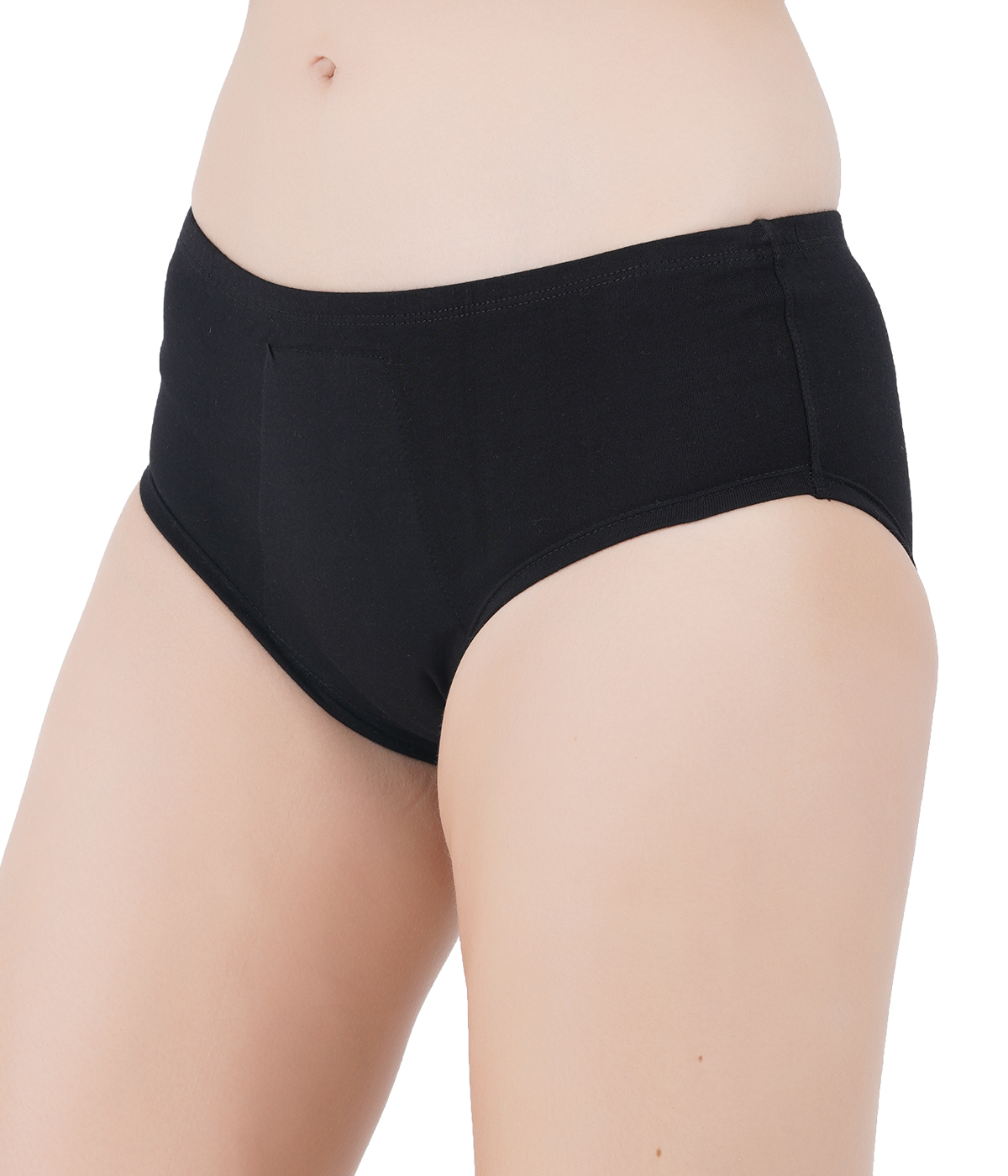 HIPSTER PERIOD PANTY - BLACK