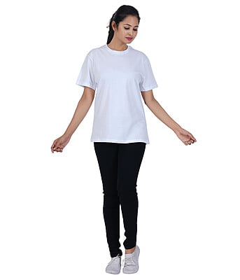 Oversized Fit T Shirt - White Oversized Fit T Shirt - White