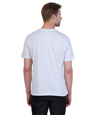 Men Oversized Fit T Shirt - White